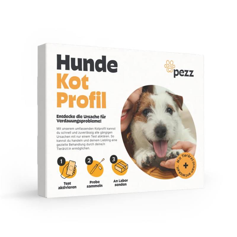 Pezz Kotprofil 3in1 ganzheitliche Kotuntersuchung für Hunde - Stück von Pets Deli