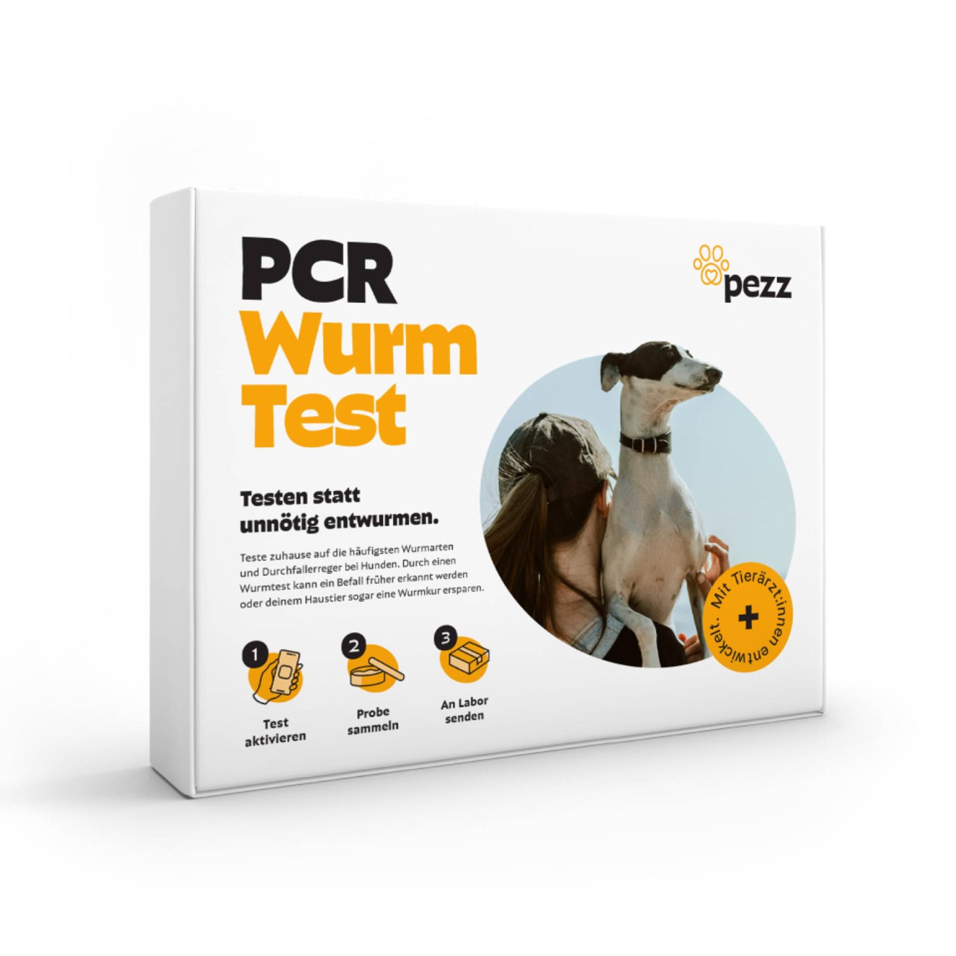 Pezz PCR-Wurmtest für Hunde - Stück von Pets Deli