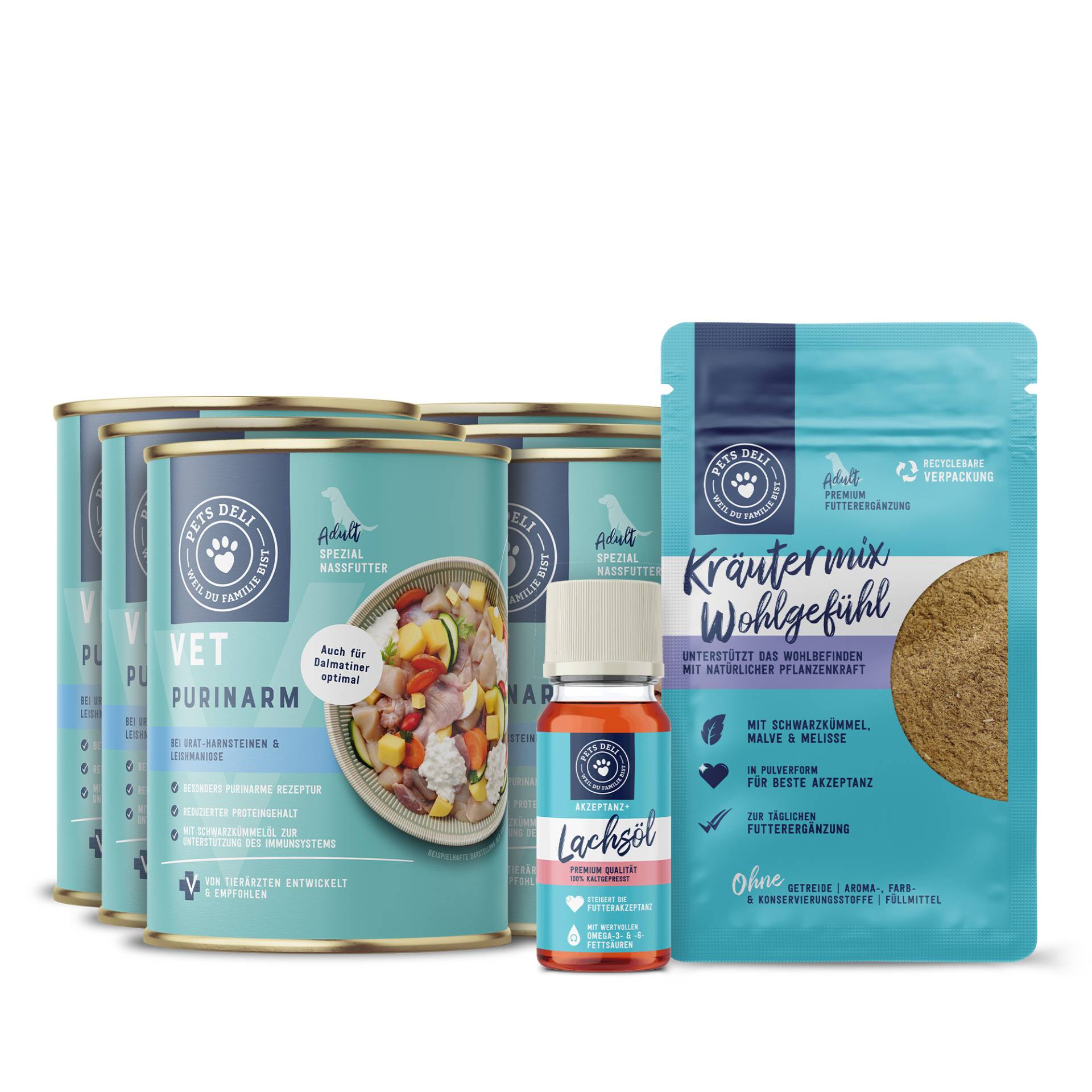 Purin Fit Paket für Hunde - 2600g Purin Fit Paket für Hunde - 2600g von Pets Deli