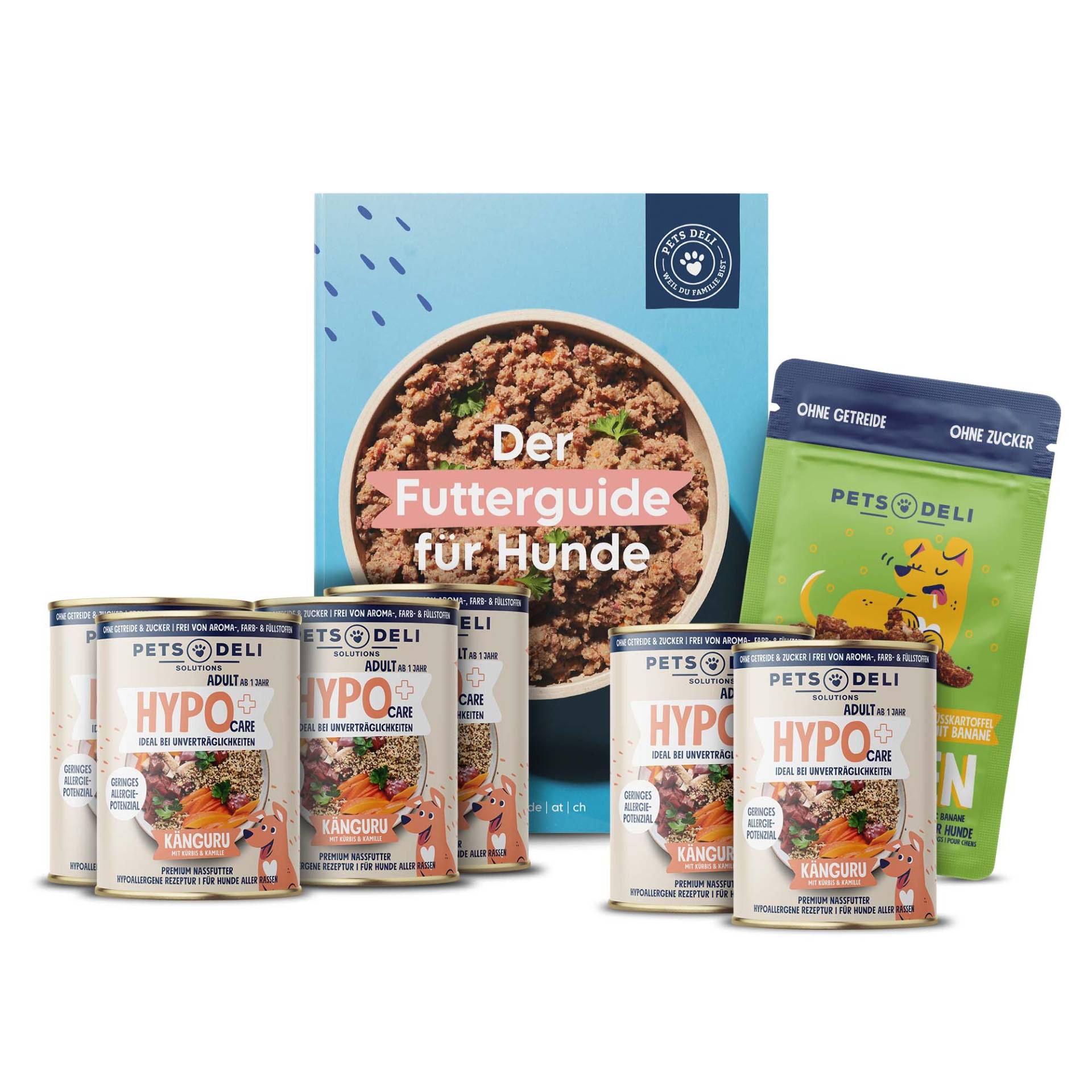 Sensitiv Känguru Bundle mit Futterguide - 2480g von Pets Deli