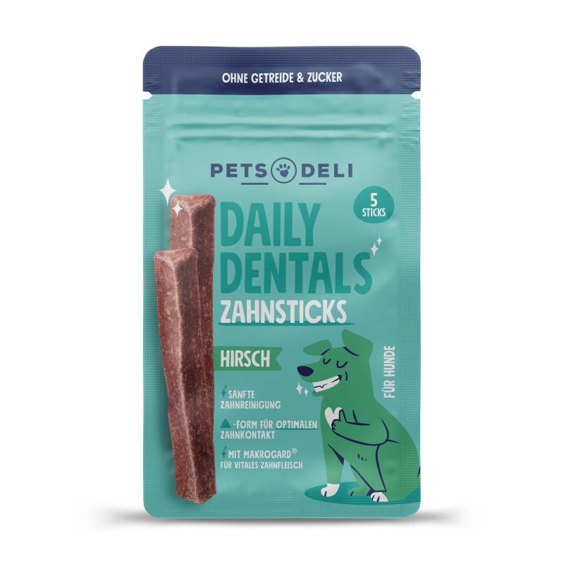 Snack Denta Hirsch Sticks für Hunde - 70g von Pets Deli