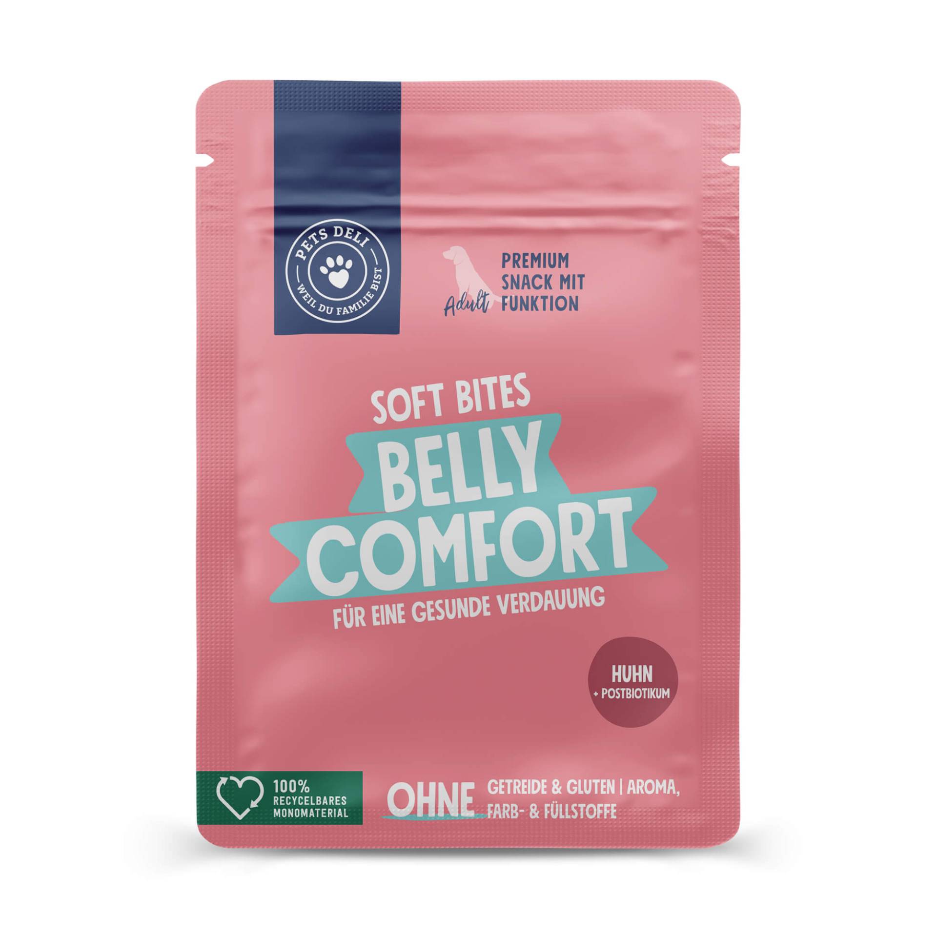 Snack Soft Bites Belly Comfort für Hunde - 300g von Pets Deli