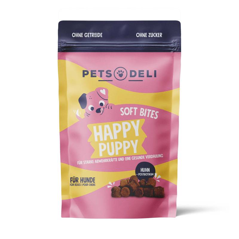 Snack Soft Bites Happy Puppy für Hunde - 3x300g von Pets Deli