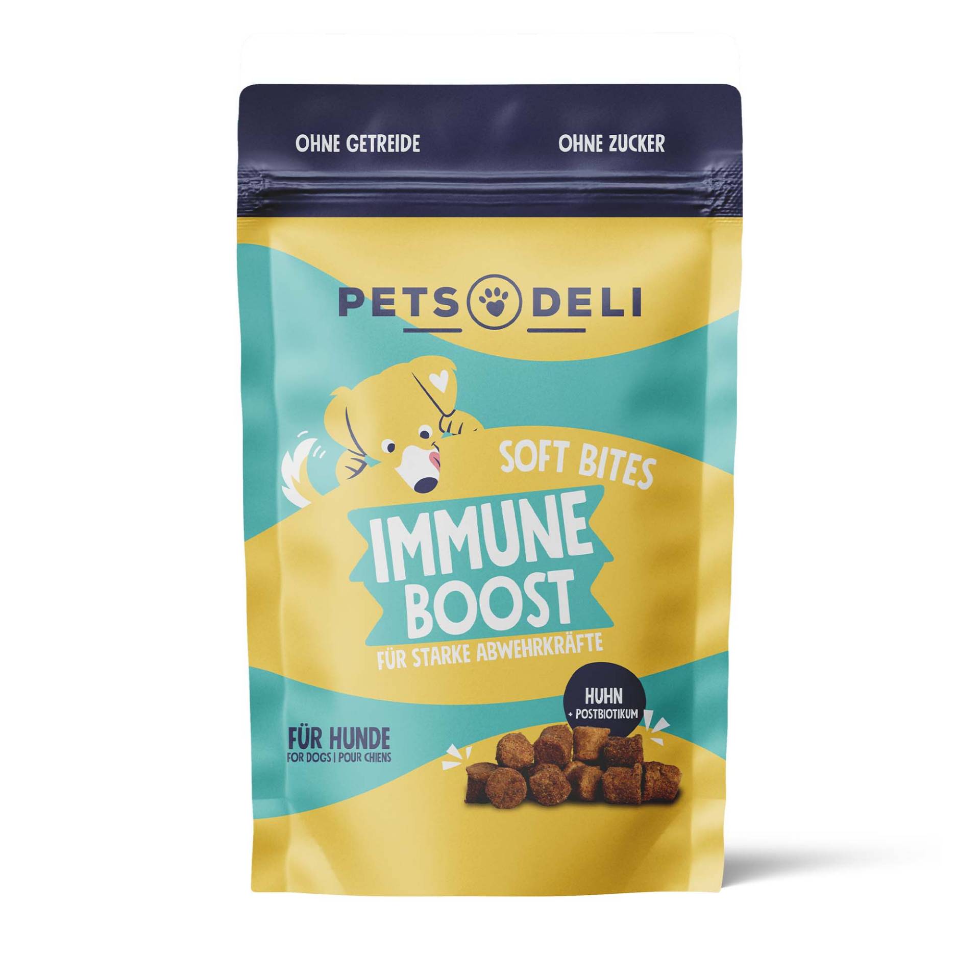 Snack Soft Bites Immune Boost für Hunde - 300g von Pets Deli