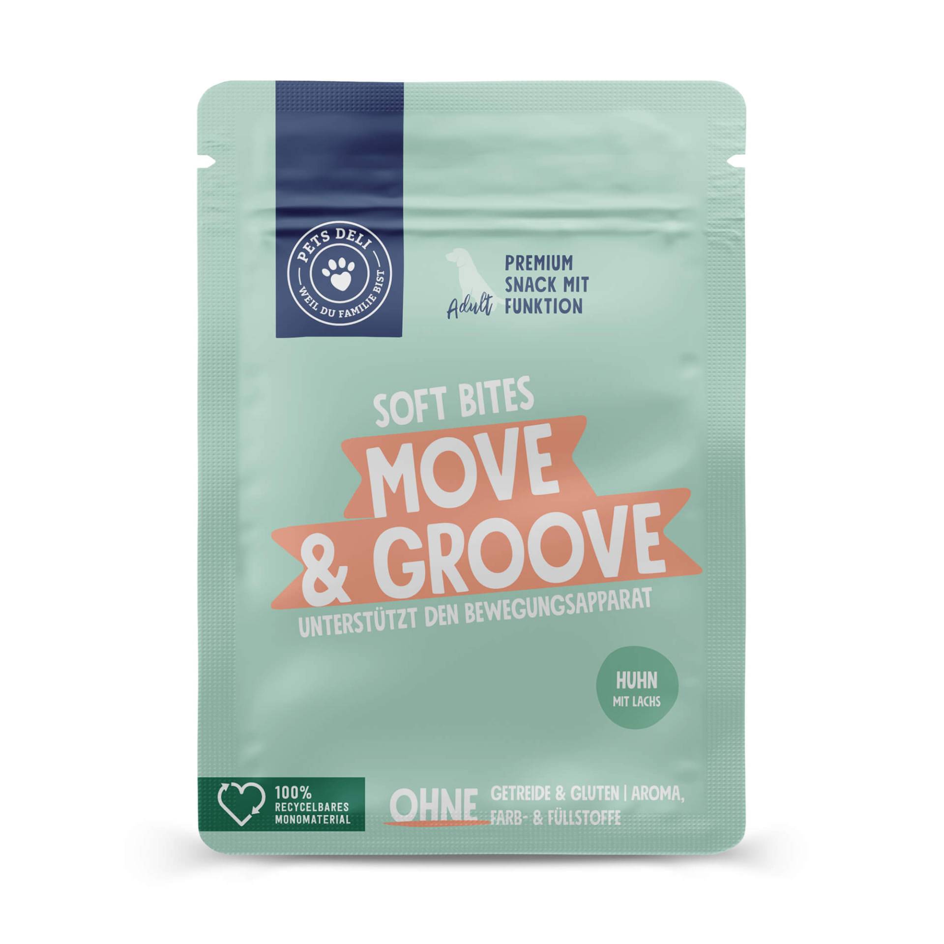 Snack Soft Bites Move & Groove für Hunde - 3x300g von Pets Deli