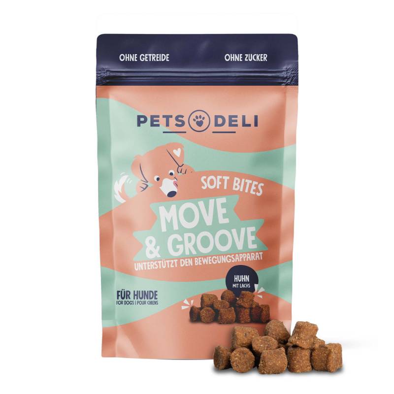 Snack Soft Bites Move & Groove für Hunde - 3x300g von Pets Deli