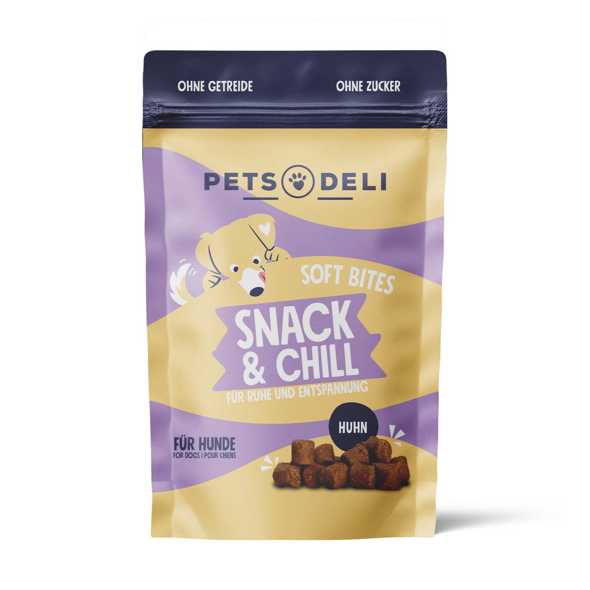 Snack Soft Bites Snack & Chill für Hunde - 300g von Pets Deli