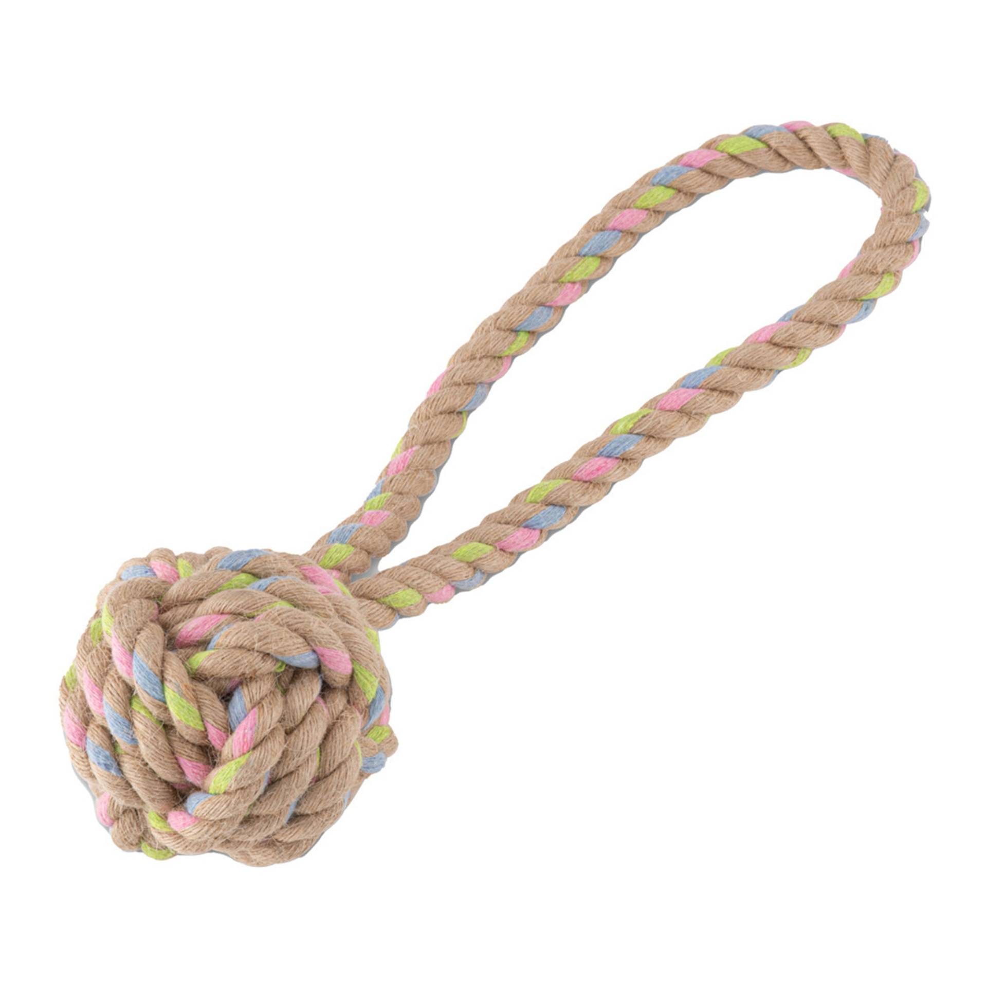 Spielzeug Beco Hemp Ball mit Schlaufe für Hunde - Medium Spielzeug Beco Hemp Ball mit Schlaufe für Hunde - Medium von Pets Deli