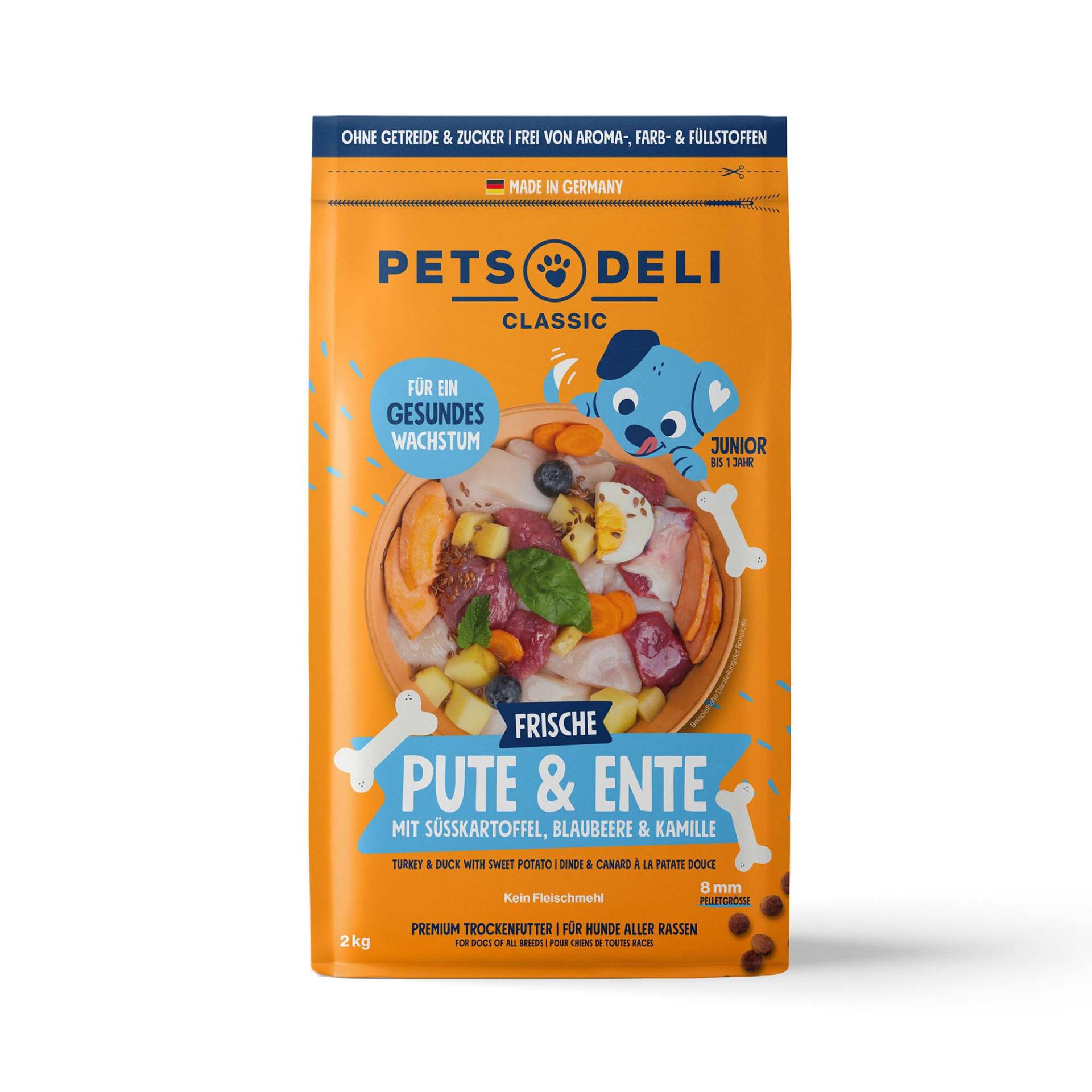 Trockenfutter Pute für Hunde - 2kg ✓ getreidefrei & zuckerfrei ✓ Welpen von Pets Deli Trockenfutter Pute für Hunde - 2kg ✓ getreidefrei & zuckerfrei ✓ Welpen von Pets Deli von Pets Deli