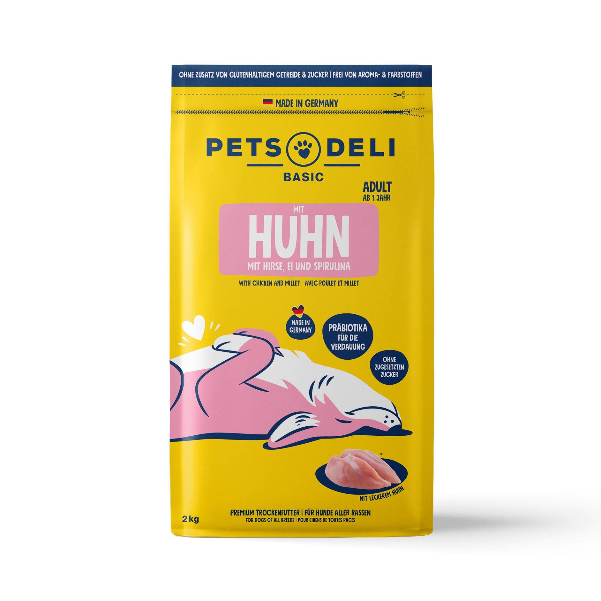 Trockenfutter Pute für Hunde - 2kg ✓ getreidefrei & zuckerfrei ✓ Welpen von Pets Deli von Pets Deli