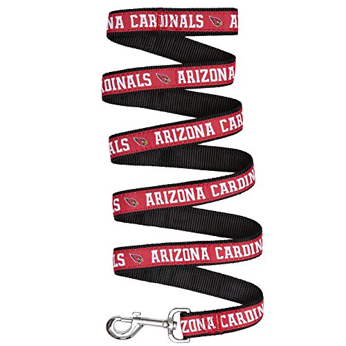 Arizona Cardinals Hundeleine für Hunde und Katzen, Größe M, glänzend, bunt, mit Teamname/Logo, lizenziert von der NFL von Pets First