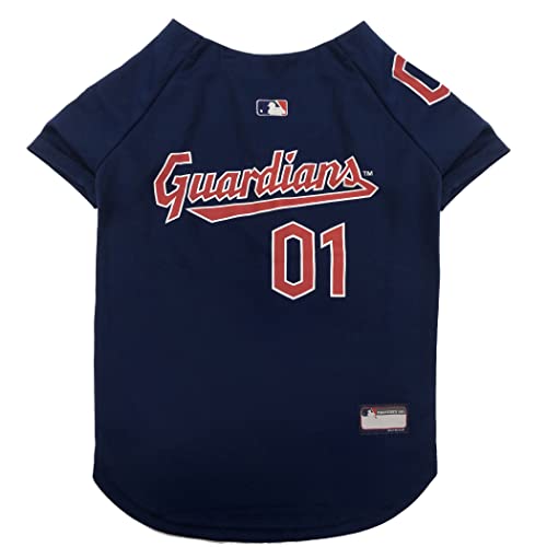 MLB Cleveland Guardians Trikot für Hunde und Katzen, Größe XXL MLB Cleveland Guardians Trikot für Hunde und Katzen, Größe XXL von Pets First