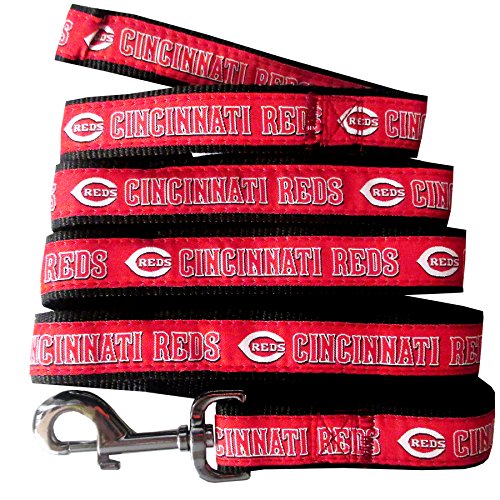MLB PET Collar Cincinnati Reds Hundehalsband, großes Baseball-Teamhalsband für Hunde und Katzen, glänzendes und farbenfrohes Hunde- und Katzenhalsband, lizenziert von The MLB von Pets First