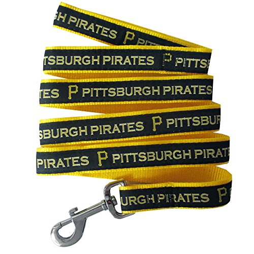 MLB PET Collar Pittsburgh Pirates Hundehalsband, Größe XL, Baseball-Team-Halsband für Hunde und Katzen Glänzendes und buntes Hunde- und Katzenhalsband, lizenziert von The MLB von Pets First
