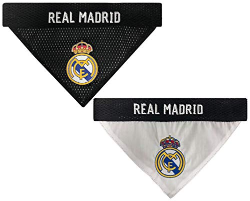 MLS Real Madrid Wende-Bandana für Hunde und Katzen Niedliches Haustier-Halstuch, Sport-Fan-Bekleidung, Teamfarben, Größe L/XL MLS Real Madrid Wende-Bandana für Hunde und Katzen Niedliches Haustier-Halstuch, Sport-Fan-Bekleidung, Teamfarben, Größe L/XL von Pets First
