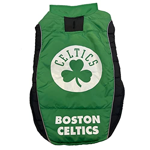 NBA Boston Celtics Pufferweste für Hunde & Katzen, Größe M, warm, gemütlich und wasserdicht, für kleine und große Hunde/Katzen Beste NBA lizenzierte PET wärmende Sportjacke NBA Boston Celtics Pufferweste für Hunde & Katzen, Größe M, warm, gemütlich und wasserdicht, für kleine und große Hunde/Katzen Beste NBA lizenzierte PET wärmende Sportjacke von Pets First