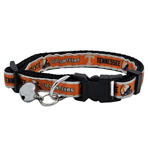 NCAA CAT Halsband Tennessee Volunteers Satin Katzenhalsband College Sport Team Halsband für Hunde & Katzen Ein glänzendes und farbenfrohes Katzenhalsband mit Klingelglocken-Anhänger NCAA CAT Halsband Tennessee Volunteers Satin Katzenhalsband College Sport Team Halsband für Hunde & Katzen Ein glänzendes und farbenfrohes Katzenhalsband mit Klingelglocken-Anhänger von Pets First