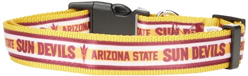NCAA Hundehalsband Arizona State Sun Devils Größe L | Hundehalsband für Hunde und Katzen | Glänzend und Bunt | NCAA Lizenz NCAA Hundehalsband Arizona State Sun Devils Größe L | Hundehalsband für Hunde und Katzen | Glänzend und Bunt | NCAA Lizenz von Pets First