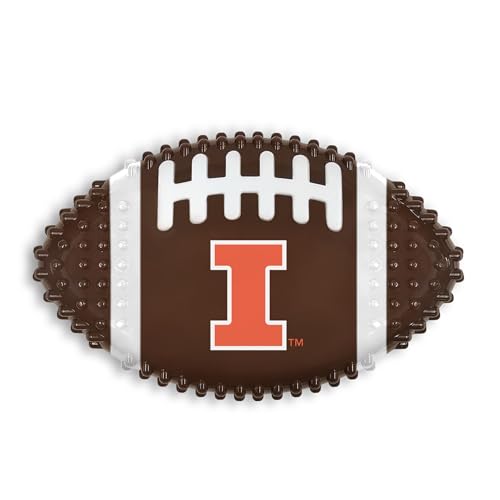 NCAA Illionois Fighting Illini Mega-Kauspielzeug aus hartem Nylon mit Speckgeschmack Interaktives leckeres und lustiges Kauspielzeug für Hunde Unzerstörbar, stark, langlebig, robustes Hundespielzeug NCAA Illionois Fighting Illini Mega-Kauspielzeug aus hartem Nylon mit Speckgeschmack Interaktives leckeres und lustiges Kauspielzeug für Hunde Unzerstörbar, stark, langlebig, robustes Hundespielzeug von Pets First