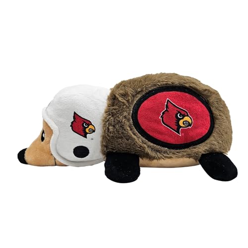 NCAA Louisville Cardinals Plüsch-Igelspielzeug für Hunde & Katzen, cooles weiches Haustierspielzeug für Spaß und interaktives Spielen, Hunde-Kauspielzeug mit Quietscher, lizenziertes Hot Pet Spielzeug NCAA Louisville Cardinals Plüsch-Igelspielzeug für Hunde & Katzen, cooles weiches Haustierspielzeug für Spaß und interaktives Spielen, Hunde-Kauspielzeug mit Quietscher, lizenziertes Hot Pet Spielzeug von Pets First