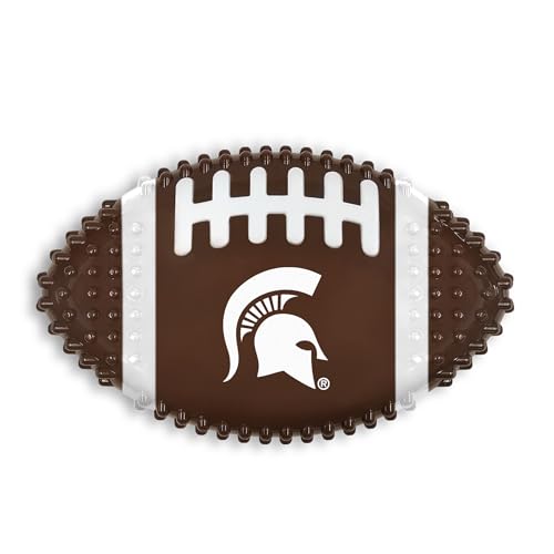 NCAA Michigan State Spartans Mega-Chew Hartes Nylon Speckgeschmack Hundeknochen Fußball Kauspielzeug Interaktives Leckeres & Lustiges Kauspielzeug für Hunde Unzerstörbar Stark Langlebig Robust NCAA Michigan State Spartans Mega-Chew Hartes Nylon Speckgeschmack Hundeknochen Fußball Kauspielzeug Interaktives Leckeres & Lustiges Kauspielzeug für Hunde Unzerstörbar Stark Langlebig Robust von Pets First