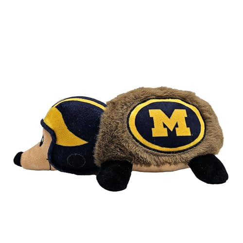 NCAA Michigan Wolverines Plüsch-Igelspielzeug für Hunde und Katzen, Cooles weiches Haustierspielzeug für Spaß und interaktives Spielen, Hunde-Kauspielzeug mit Quietscher, Lizenziertes Hot Pet NCAA Michigan Wolverines Plüsch-Igelspielzeug für Hunde und Katzen, Cooles weiches Haustierspielzeug für Spaß und interaktives Spielen, Hunde-Kauspielzeug mit Quietscher, Lizenziertes Hot Pet von Pets First