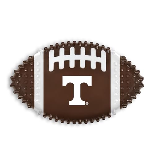NCAA Tennessee Volunteers Mega-Chew Hartes Nylon Speckgeschmack Hundeknochen Fußball Kauspielzeug Interaktives Leckeres & Lustiges Kauspielzeug für Hunde Unzerstörbar Stark Langlebig Robust von Pets First