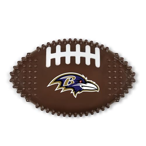 NFL Baltimore Ravens Mega-Kauspielzeug aus hartem Nylon mit Speckgeschmack Interaktives leckeres lustiges Kauspielzeug für Hunde, unzerstörbar, stark, langlebig, robust, Spielzeug für aggressive Kauer NFL Baltimore Ravens Mega-Kauspielzeug aus hartem Nylon mit Speckgeschmack Interaktives leckeres lustiges Kauspielzeug für Hunde, unzerstörbar, stark, langlebig, robust, Spielzeug für aggressive Kauer von Pets First