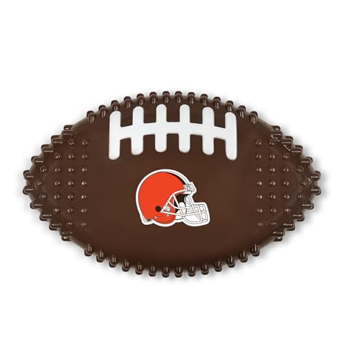 NFL Cleveland Browns Mega-Kauspielzeug aus hartem Nylon mit Speckgeschmack Interaktives leckeres lustiges Kauspielzeug für Hunde, unzerstörbar, stark, langlebig, robust, Spielzeug für aggressive Kauer NFL Cleveland Browns Mega-Kauspielzeug aus hartem Nylon mit Speckgeschmack Interaktives leckeres lustiges Kauspielzeug für Hunde, unzerstörbar, stark, langlebig, robust, Spielzeug für aggressive Kauer von Pets First