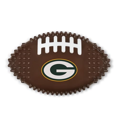 NFL Green Bay Packers Mega-Kauspielzeug aus hartem Nylon, mit Speckgeschmack, interaktiv, lecker, lustig, Kauspielzeug, unzerstörbar, stark, langlebig, robust, Spielzeug für aggressive Kauer NFL Green Bay Packers Mega-Kauspielzeug aus hartem Nylon, mit Speckgeschmack, interaktiv, lecker, lustig, Kauspielzeug, unzerstörbar, stark, langlebig, robust, Spielzeug für aggressive Kauer von Pets First