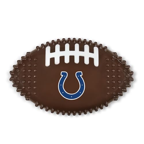 NFL Indianapolis Colts Mega-Kauspielzeug aus hartem Nylon, mit Speckgeschmack, interaktives, leckeres Kauspielzeug, unzerstörbar, stark, langlebig, robust, Spielzeug für aggressive Kauer NFL Indianapolis Colts Mega-Kauspielzeug aus hartem Nylon, mit Speckgeschmack, interaktives, leckeres Kauspielzeug, unzerstörbar, stark, langlebig, robust, Spielzeug für aggressive Kauer von Pets First