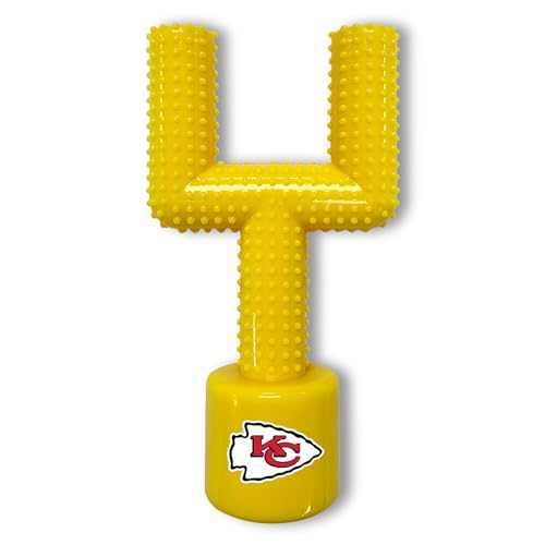 NFL Kansas City Chiefs Mega-Chew Hartes Nylon Speckgeschmack Hund Knochen Fußball Torpfosten Kauspielzeug Interaktives Leckeres Spaß Haustier Kauspielzeug Unzerstörbar Stark & Langlebig Extra Robust NFL Kansas City Chiefs Mega-Chew Hartes Nylon Speckgeschmack Hund Knochen Fußball Torpfosten Kauspielzeug Interaktives Leckeres Spaß Haustier Kauspielzeug Unzerstörbar Stark & Langlebig Extra Robust von Pets First
