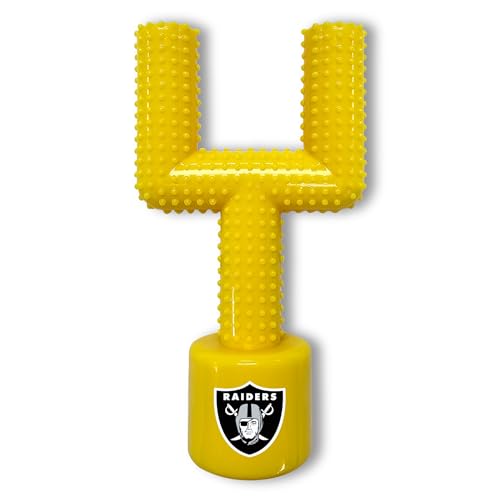 NFL Las Vegas Raiders Mega-Chew Hartes Nylon Speckgeschmack Hund Knochen Fußball Tor Post Kauspielzeug Interaktives Leckeres Fun Dog Chew Toy Unzerstörbar Stark & Langlebig Haustier Kauspielzeug NFL Las Vegas Raiders Mega-Chew Hartes Nylon Speckgeschmack Hund Knochen Fußball Tor Post Kauspielzeug Interaktives Leckeres Fun Dog Chew Toy Unzerstörbar Stark & Langlebig Haustier Kauspielzeug von Pets First