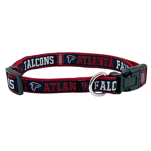 Pets First Hundehalsband, NFL, Atlanta Falcons, lizenziert, Größe XL, strapazierfähig, robust und langlebig, erhältlich in 32 Fußballmannschaften und 4 Größen von Pets First