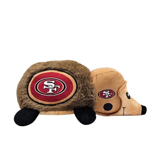 NFL SAN Francisco 49ERS Plüsch-Igelspielzeug für Hunde & Katzen, Cooles weiches Haustierspielzeug für Spaß und interaktives Spielen, Hundekauspielzeug mit Quietscher, Lizenziertes Hot Pet Spielzeug NFL SAN Francisco 49ERS Plüsch-Igelspielzeug für Hunde & Katzen, Cooles weiches Haustierspielzeug für Spaß und interaktives Spielen, Hundekauspielzeug mit Quietscher, Lizenziertes Hot Pet Spielzeug von Pets First