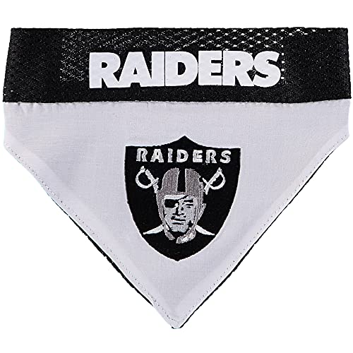 NFL wendbar Bandana für Hunde & Katzen. Mesh & Premium Stickerei Team Schal Bandana. Hund Geburtstage, Party 's, Fußball Games. Pet Bandana Dual Sided erhältlich in 32 NFL Teams und 2 Größen von Pets First