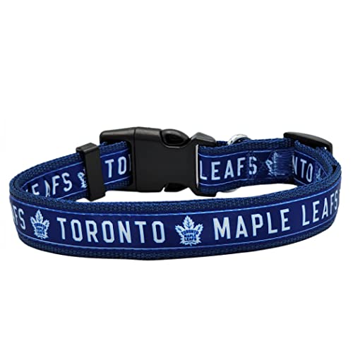 NHL PET Halsband Toronto Maple Leafs Hundehalsband, Medium Hockey Team Halsband für Hunde & Katzen EIN glänzendes & buntes Katzenhalsband & Hundehalsband lizenziert von der NHL NHL PET Halsband Toronto Maple Leafs Hundehalsband, Medium Hockey Team Halsband für Hunde & Katzen EIN glänzendes & buntes Katzenhalsband & Hundehalsband lizenziert von der NHL von Pets First