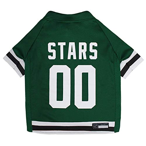NHL Pet Gear Hunde-T-Shirt für Hunde und Katzen, Dallas Stars, Small Hockey Jersey, Dallas Stars NHL Pet Gear Hunde-T-Shirt für Hunde und Katzen, Dallas Stars, Small Hockey Jersey, Dallas Stars von Pets First