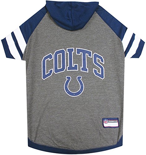 Pets First Indianapolis Colts Kapuzen-T-Shirt, Größe M von Pets First