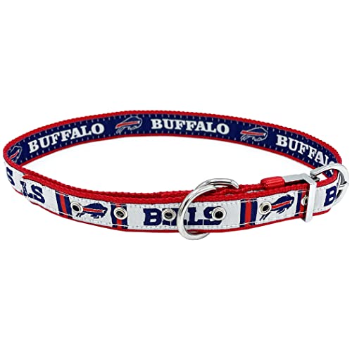 Pets First Buffalo Bills Reversible NFL Dog Collar Size Large, Premium Two-Sided Pet Collar with Your Favorite NFL Team! von Pets First