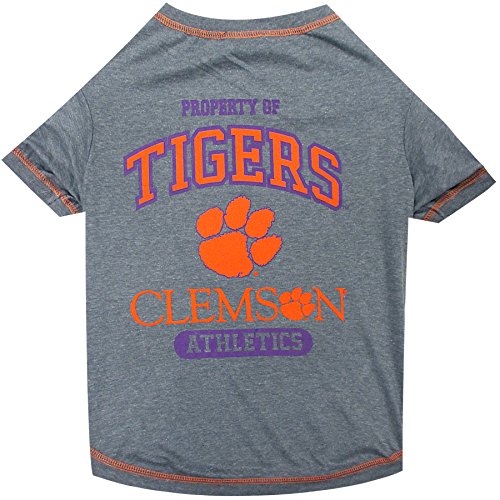 Pets First Collegiate Clemson Tigers Dog Tee Shirt, Large von Pets First