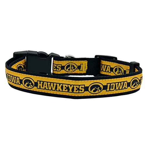 Pets First Collegiate PET Halsband Iowa Hawkeyes Hundehalsband, Größe L, Farbe des besten Sportteams für Hunde und Katzen, glänzendes und farbenfrohes Hunde- und Katzenhalsband, lizenziert von der Pets First Collegiate PET Halsband Iowa Hawkeyes Hundehalsband, Größe L, Farbe des besten Sportteams für Hunde und Katzen, glänzendes und farbenfrohes Hunde- und Katzenhalsband, lizenziert von der von Pets First