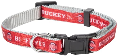 Pets First Collegiate PET Halsband Ohio State Buckeyes Hundehalsband, Größe S. Beste Sportmannschaftsfarbe für Hunde und Katzen Ein glänzendes und farbenfrohes Hunde- und Katzenhalsband, lizenziert Pets First Collegiate PET Halsband Ohio State Buckeyes Hundehalsband, Größe S. Beste Sportmannschaftsfarbe für Hunde und Katzen Ein glänzendes und farbenfrohes Hunde- und Katzenhalsband, lizenziert von Pets First