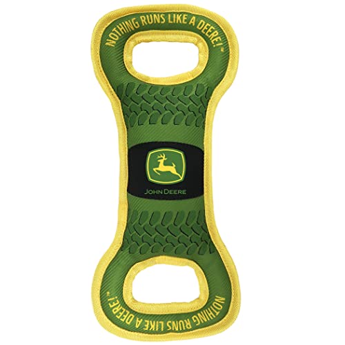 Pets First John Deere Hundespielzeug mit Quietschelement, Robustes Nylon-Knochenspielzeug für Hunde und Katzen, langlebiges stabiles PET-Spielzeug mit John-Logo, bestes Hundefeldspielzeug für Pets First John Deere Hundespielzeug mit Quietschelement, Robustes Nylon-Knochenspielzeug für Hunde und Katzen, langlebiges stabiles PET-Spielzeug mit John-Logo, bestes Hundefeldspielzeug für von Pets First