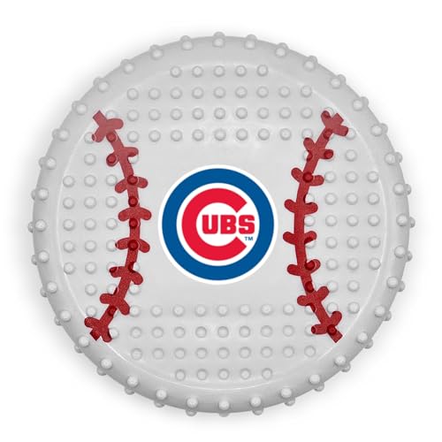 Pets First MLB Chicago Cubs Baseball-Kauspielzeug aus hartem Nylon mit Speckgeschmack, unzerstörbares Kauspielzeug für Hunde und Katzen, Zerren, Apportierspielzeug, sportliches lustiges Spielzeug für Pets First MLB Chicago Cubs Baseball-Kauspielzeug aus hartem Nylon mit Speckgeschmack, unzerstörbares Kauspielzeug für Hunde und Katzen, Zerren, Apportierspielzeug, sportliches lustiges Spielzeug für von Pets First