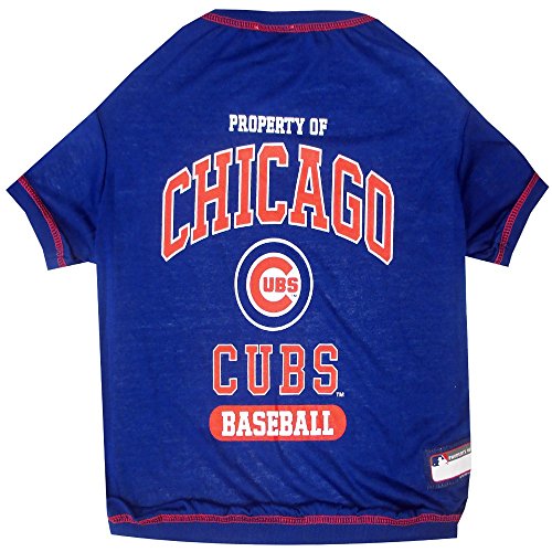 Pets First MLB Chicago Cubs Hunde-T-Shirt, Größe M von Pets First