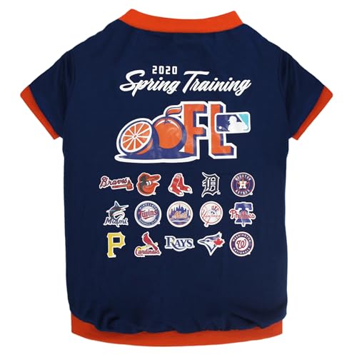 Pets First MLB Florida Haustier-Shirt für Hunde und Katzen, Frühlingstraining, Größe S, niedliches Haustier-T-Shirt für den echten sportlichen Welpen Pets First MLB Florida Haustier-Shirt für Hunde und Katzen, Frühlingstraining, Größe S, niedliches Haustier-T-Shirt für den echten sportlichen Welpen von Pets First
