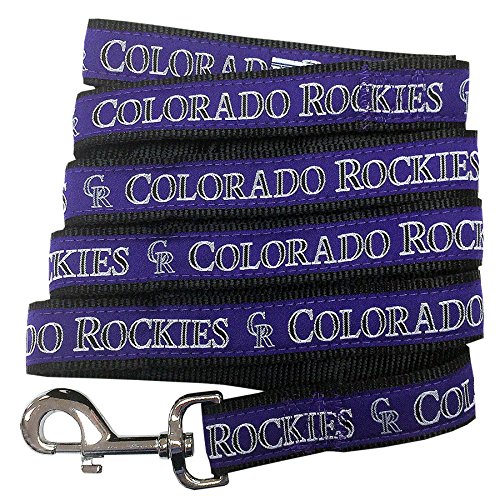 Pets First MLB PET Collar Colorado Rockies Hundehalsband, großes Baseball-Teamhalsband für Hunde und Katzen, glänzendes und farbenfrohes Hunde- und Katzenhalsband, lizenziert von The MLB von Pets First