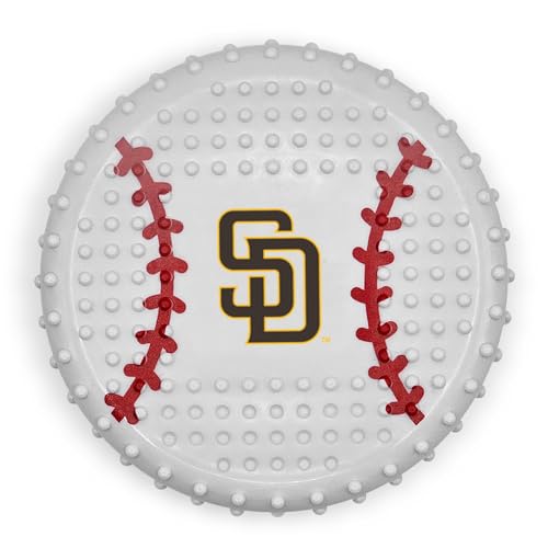 Pets First MLB San Diego Padres Baseball-Kauspielzeug aus hartem Nylon mit Speckgeschmack, unzerstörbares Kauspielzeug für Hunde und Katzen, Zerren, Apportierspielzeug, sportliches lustiges Spielzeug Pets First MLB San Diego Padres Baseball-Kauspielzeug aus hartem Nylon mit Speckgeschmack, unzerstörbares Kauspielzeug für Hunde und Katzen, Zerren, Apportierspielzeug, sportliches lustiges Spielzeug von Pets First