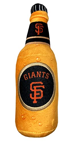 Pets First MLB San Francisco Giants Stadion Bierflasche Plüsch Hundespielzeug Süßestes Plüschtier für Hunde & Katzen mit innerem Quietscher & Premium-Stickerei von Baseball Team Name & Logo Pets First MLB San Francisco Giants Stadion Bierflasche Plüsch Hundespielzeug Süßestes Plüschtier für Hunde & Katzen mit innerem Quietscher & Premium-Stickerei von Baseball Team Name & Logo von Pets First